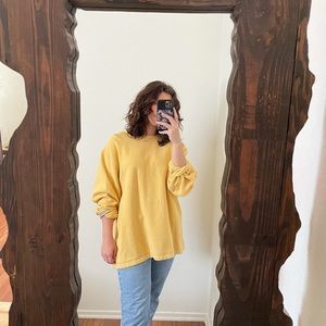 Oversized Yellow Sweater